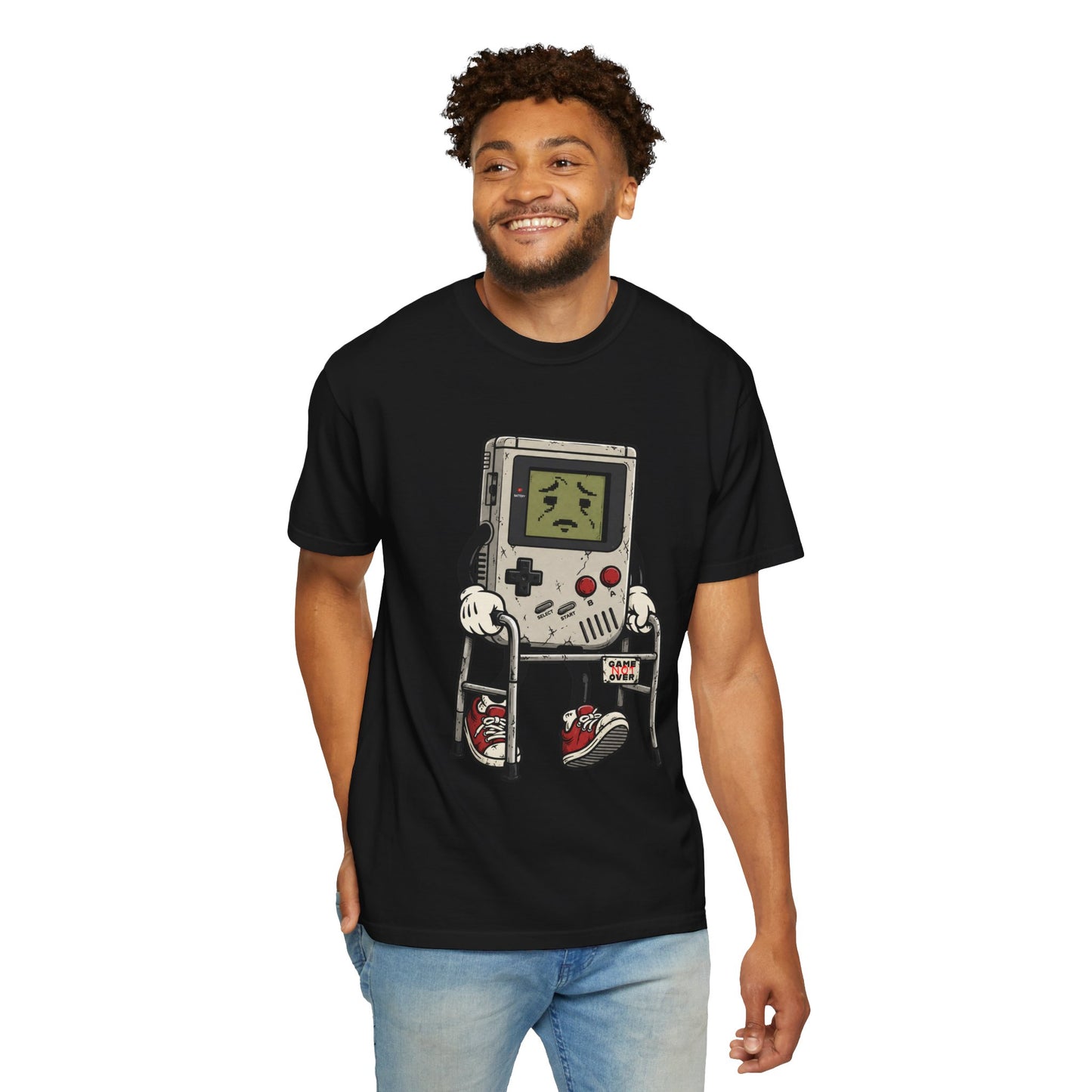 Retro Handheld Console T-Shirt – Game Over Vintage Tee