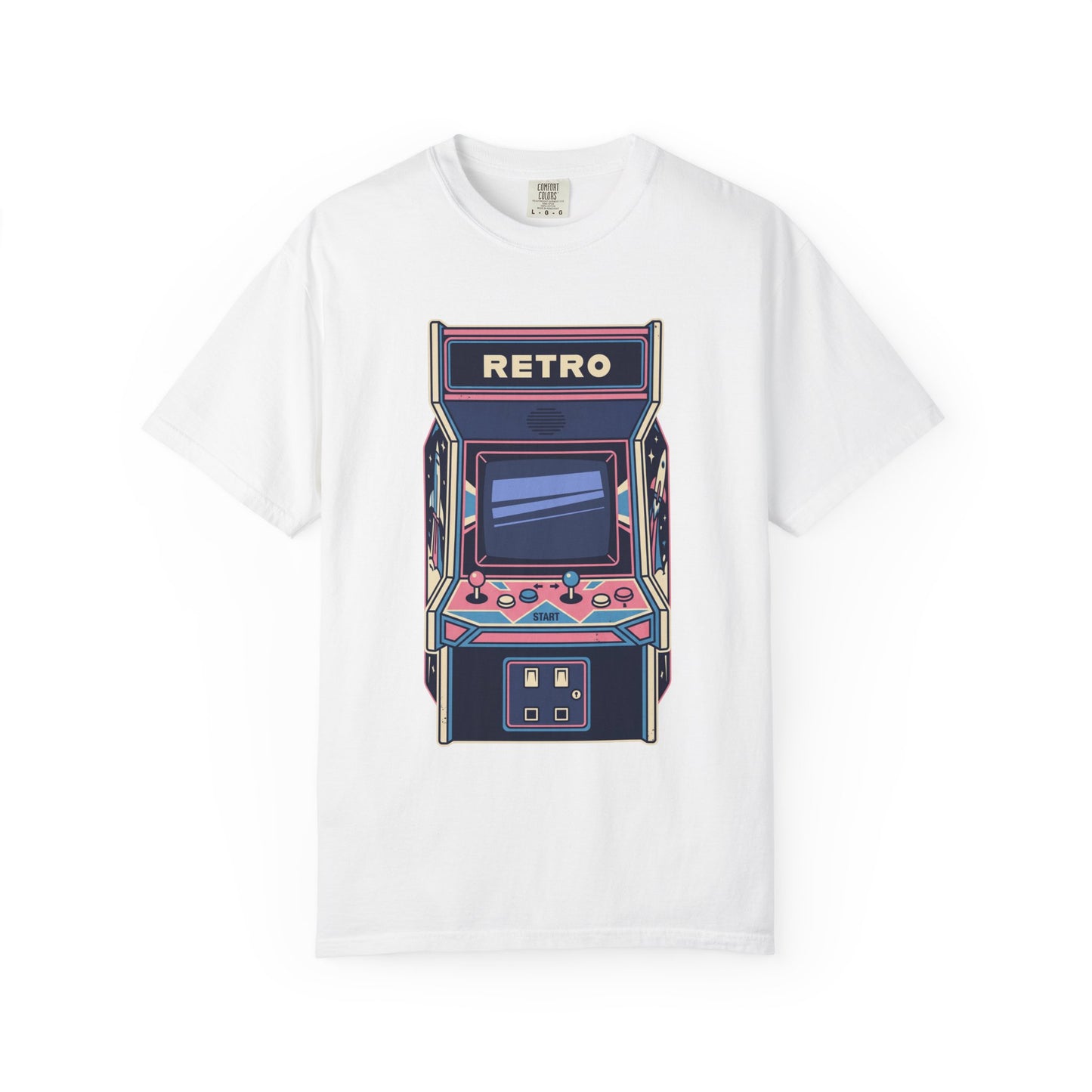 Retro Arcade T-Shirt — Vintage Gaming Cabinet Graphic