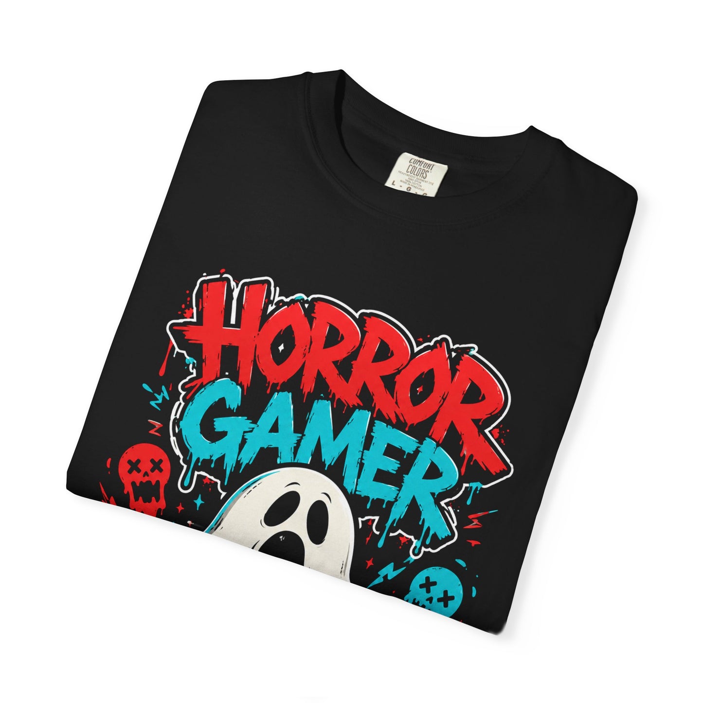 Horror Gamer T-Shirt – Ghost Controller Graphic Tee