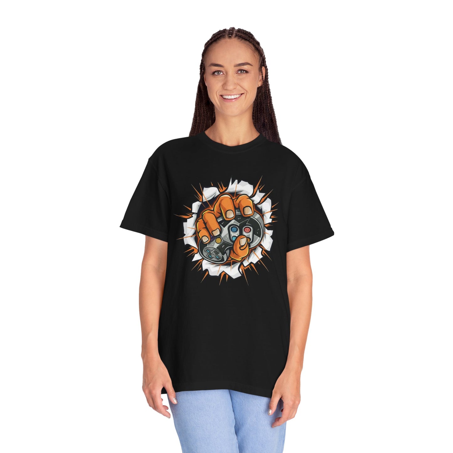 BREAK THE SYSTEM — Retro Controller T-shirt