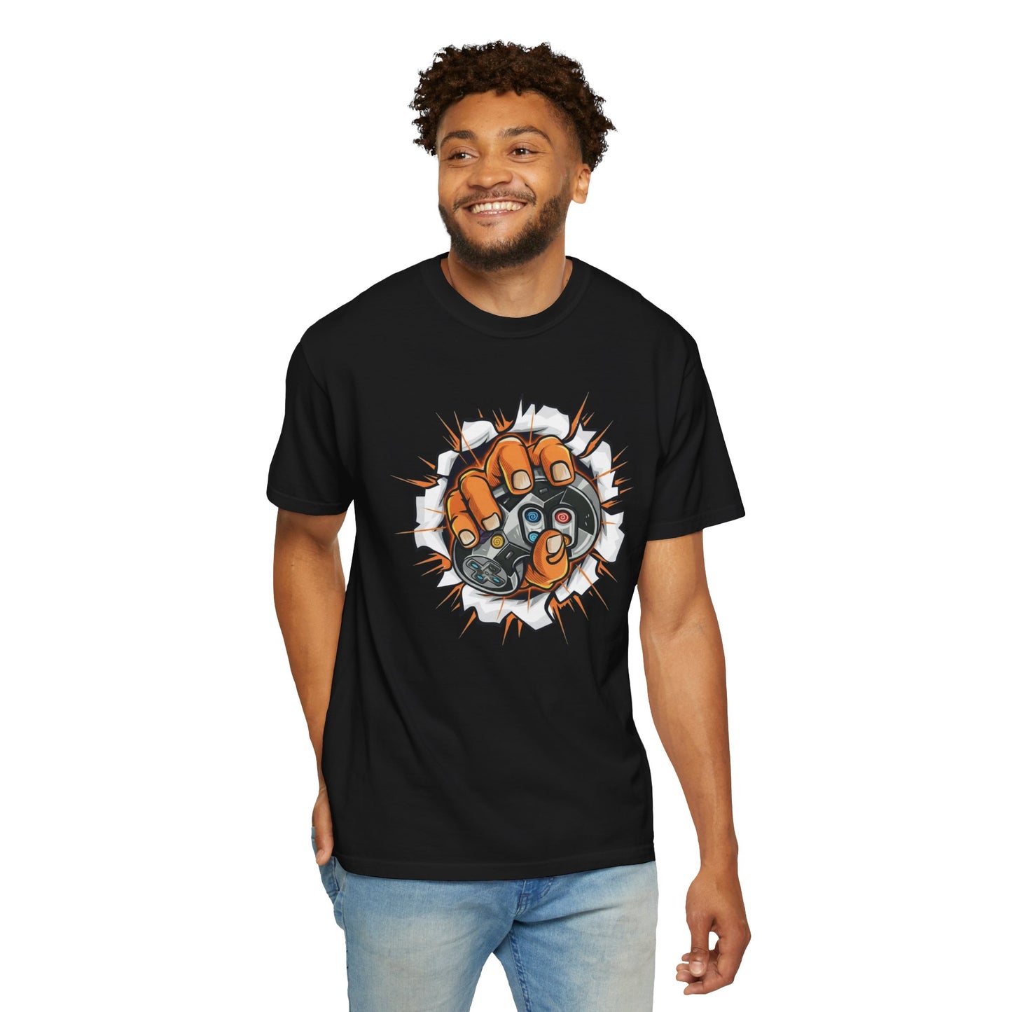 BREAK THE SYSTEM — Retro Controller T-shirt