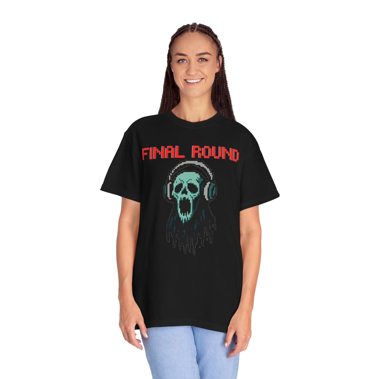 FINAL ROUND — Pixel Skull T-shirt