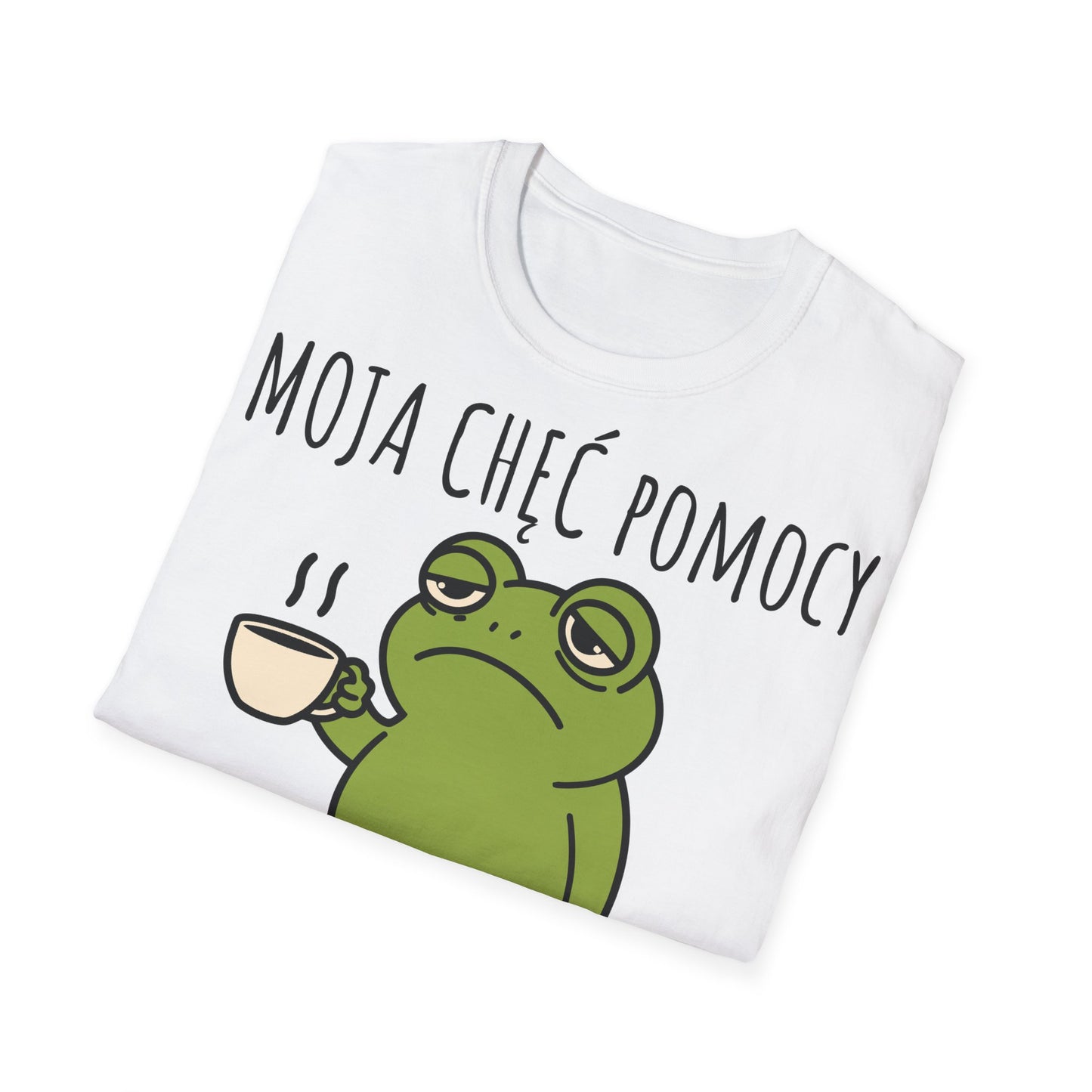 Moja Chęć Pomocy Poszła na Kawę – Śmieszna Koszulka