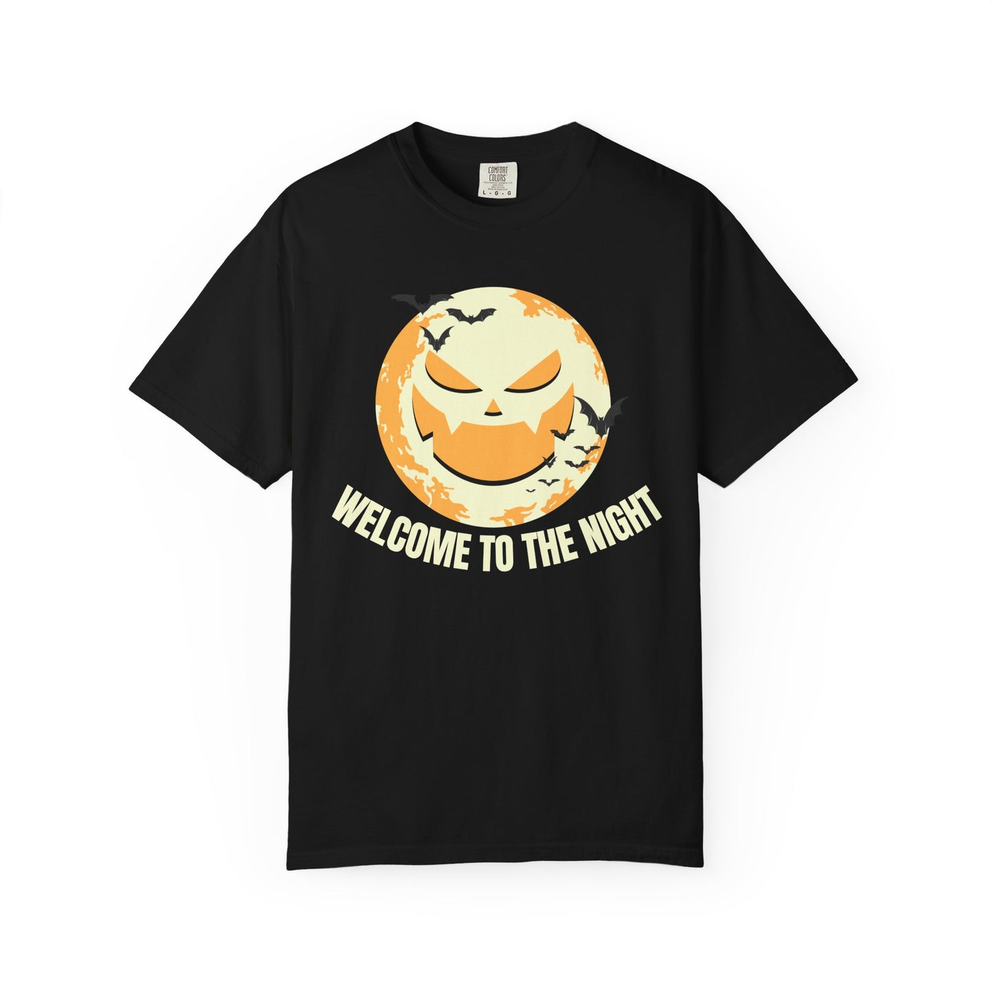 Welcome to the Night T-Shirt – Creepy Moon Graphic Tee