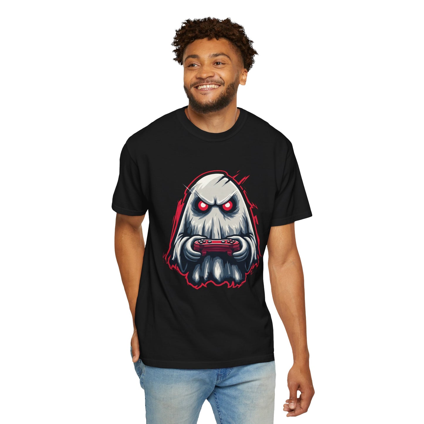 Ghost Gamer T-Shirt – Controller Spirit Graphic