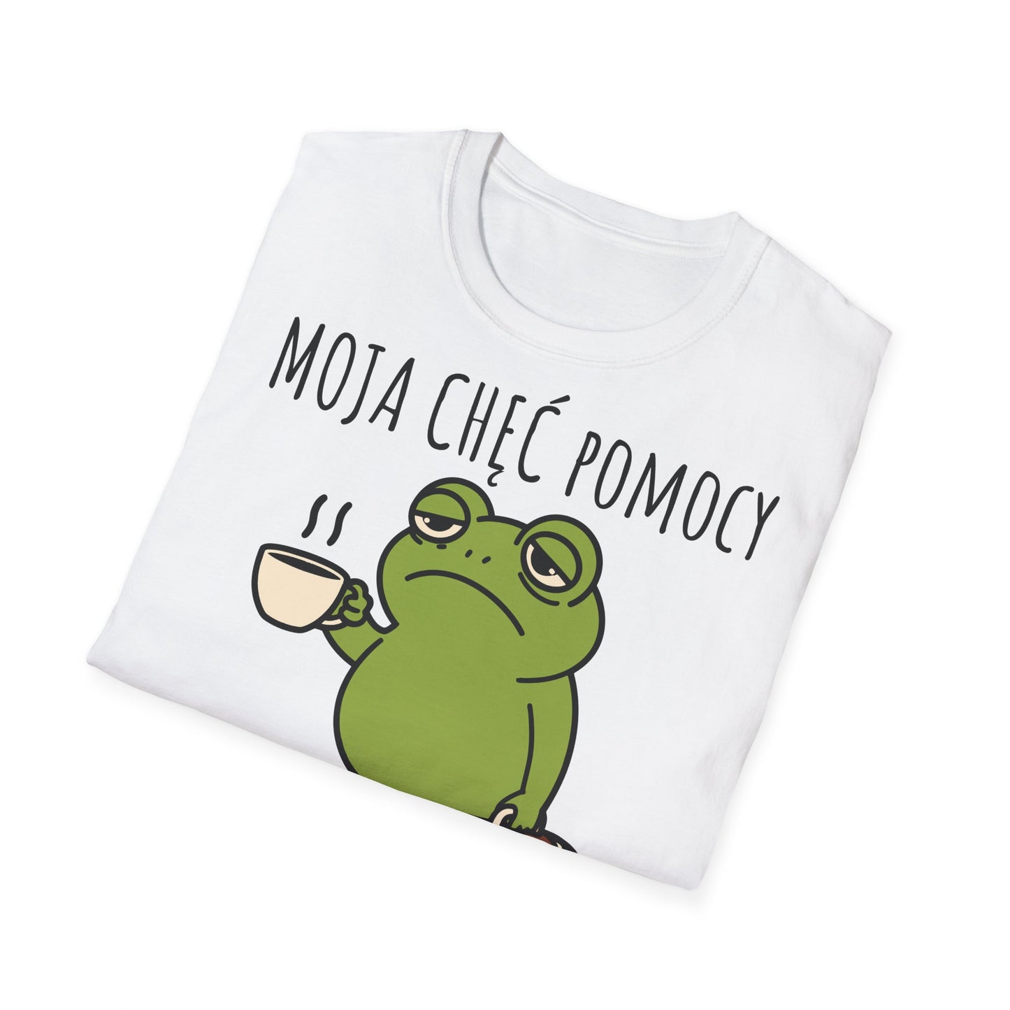 Moja Chęć Pomocy Poszła na Kawę - Śmieszna Koszulka